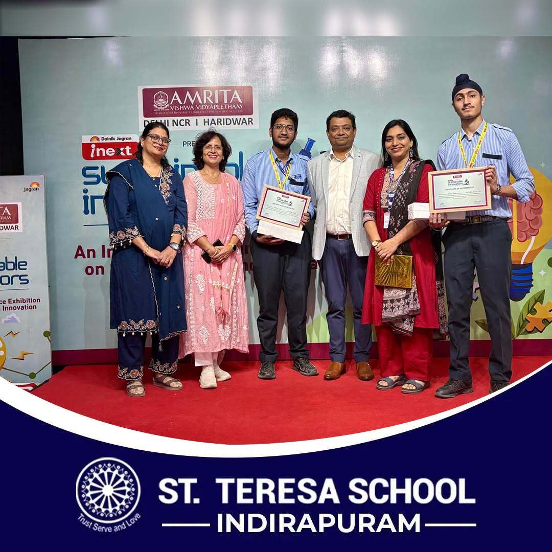 Our talented students, Sarthak Gupta and Navdeep Singh Sokhi of Class XI, were felicitated with medals, certificates and gift hampers for their achievement.